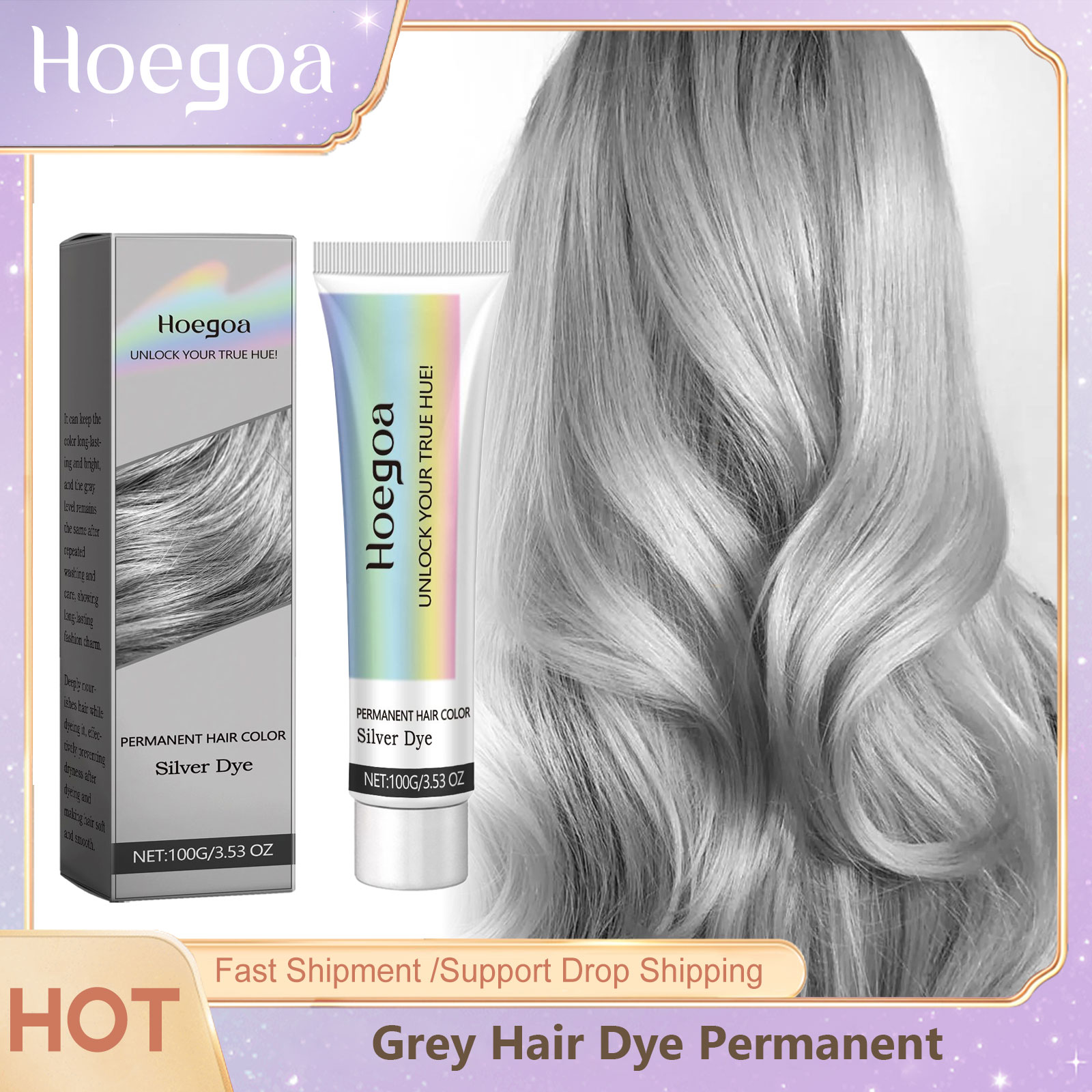 Hair Care Loreal - Tinte para el cabello gris, estilismo