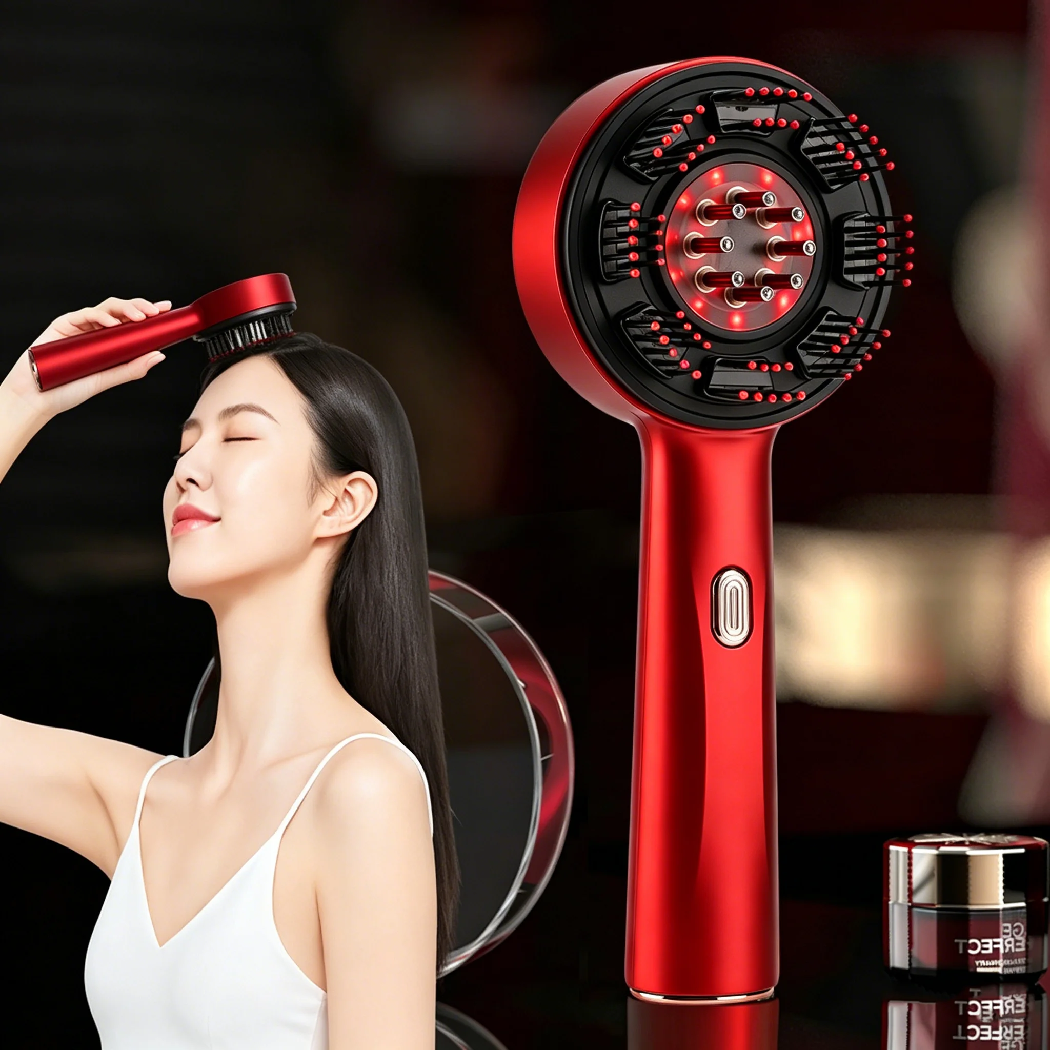 Hair Care Growth - Peine de Masaje Eléctrico Portátil, Peine