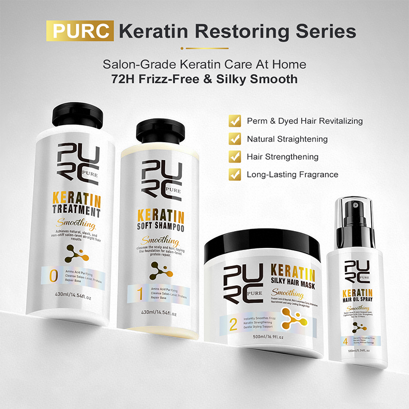 Hair Care Hair Mask - Set de Tratamiento Capilar con Keratina