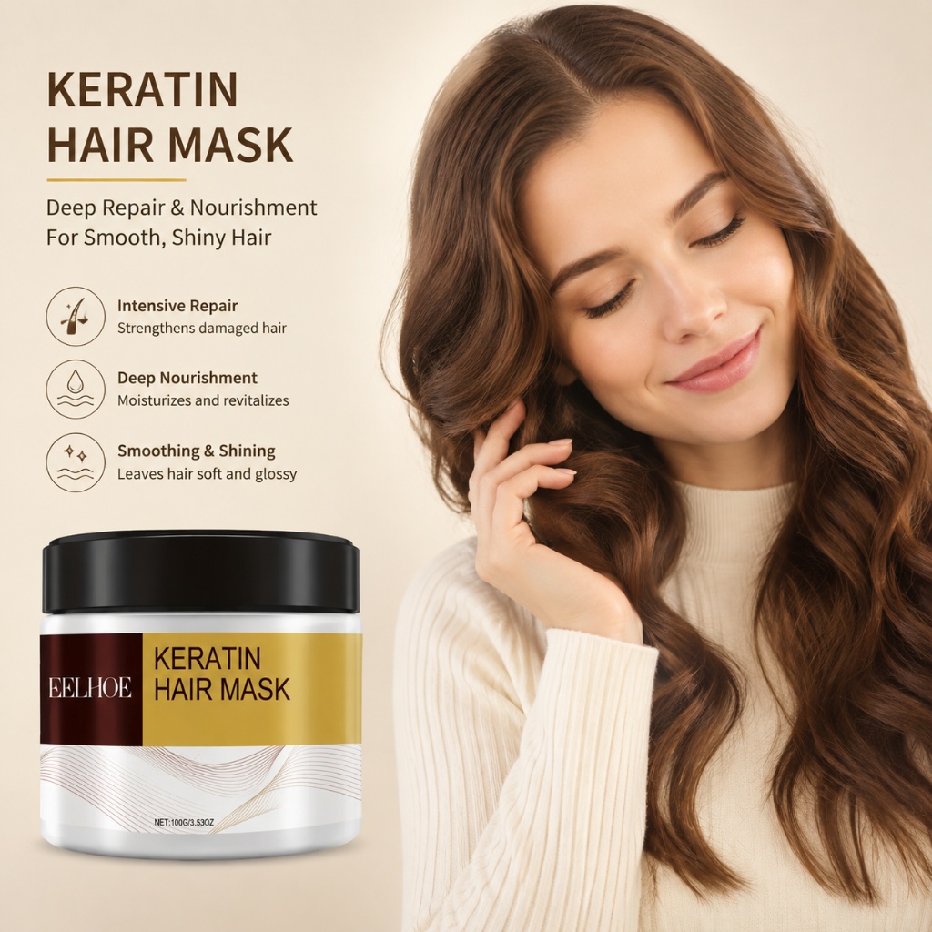 Hair Care Hair Mask - Mascarilla Capilar de Queratina con Aceite