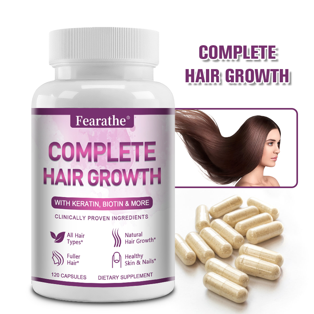 Hair Care Vitamin - Crecimiento capilar premium para hombres y