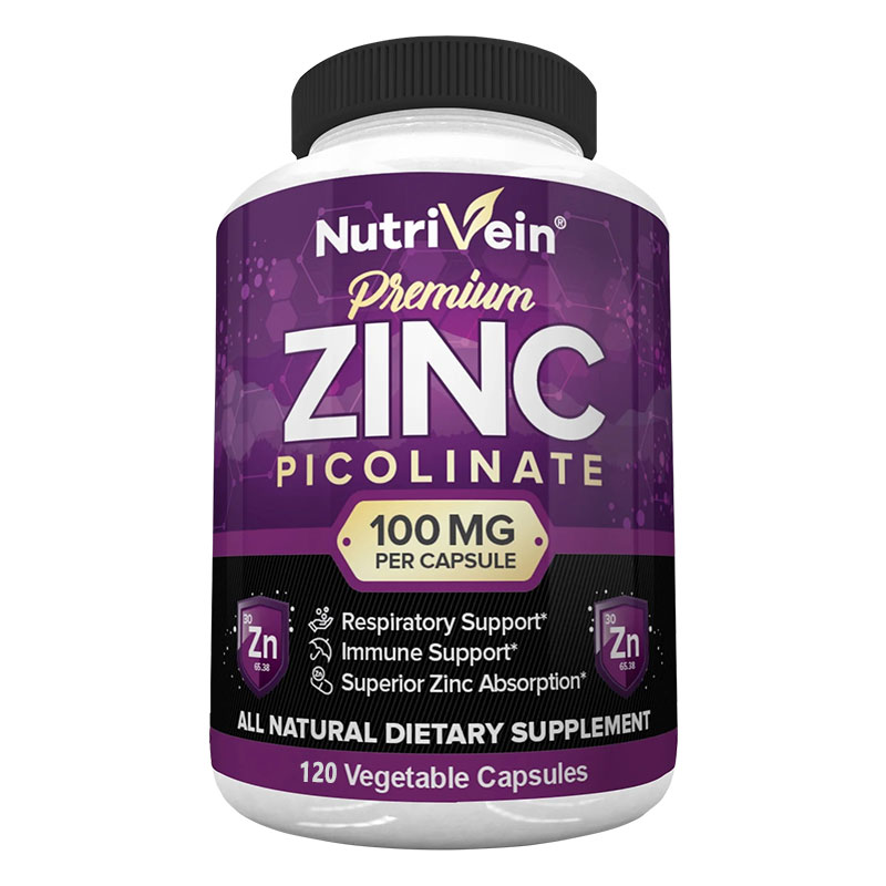 Picolinato de zinc premium 100 - Hair Care Vitamin reseña y precio