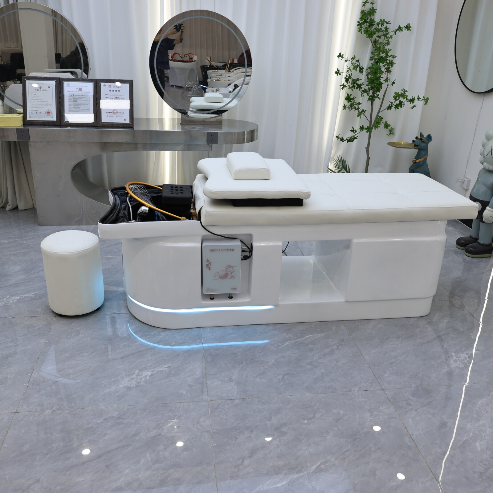 Cama de lavado de cabello de a - Hair Care Wella reseña y precio