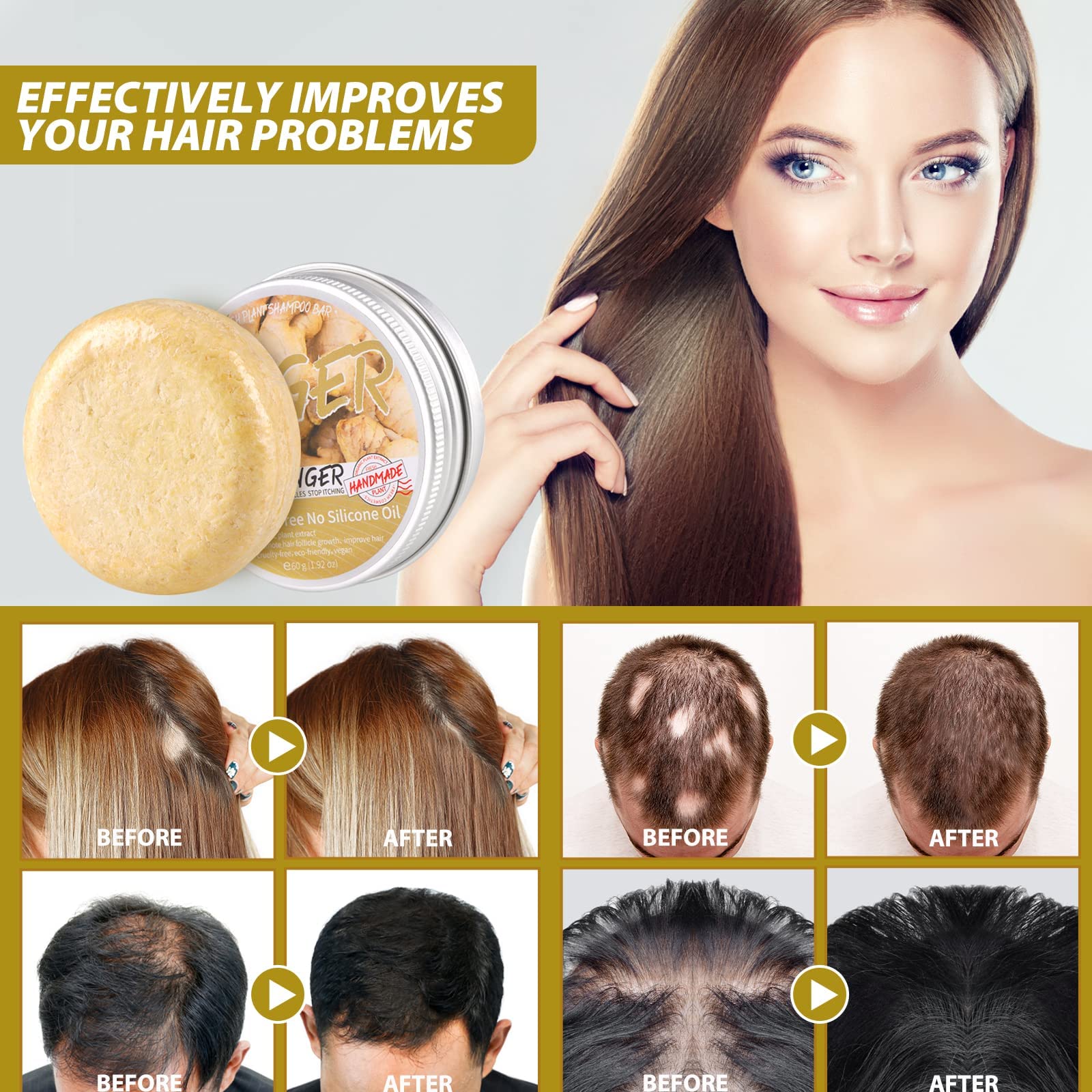 Champú de jengibre para cabell - Hair Care Loreal reseña y precio