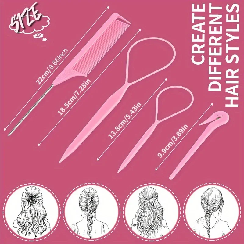 Juego de 4/5/6 Uds de cepillos - Hair Care Spray reseña y precio
