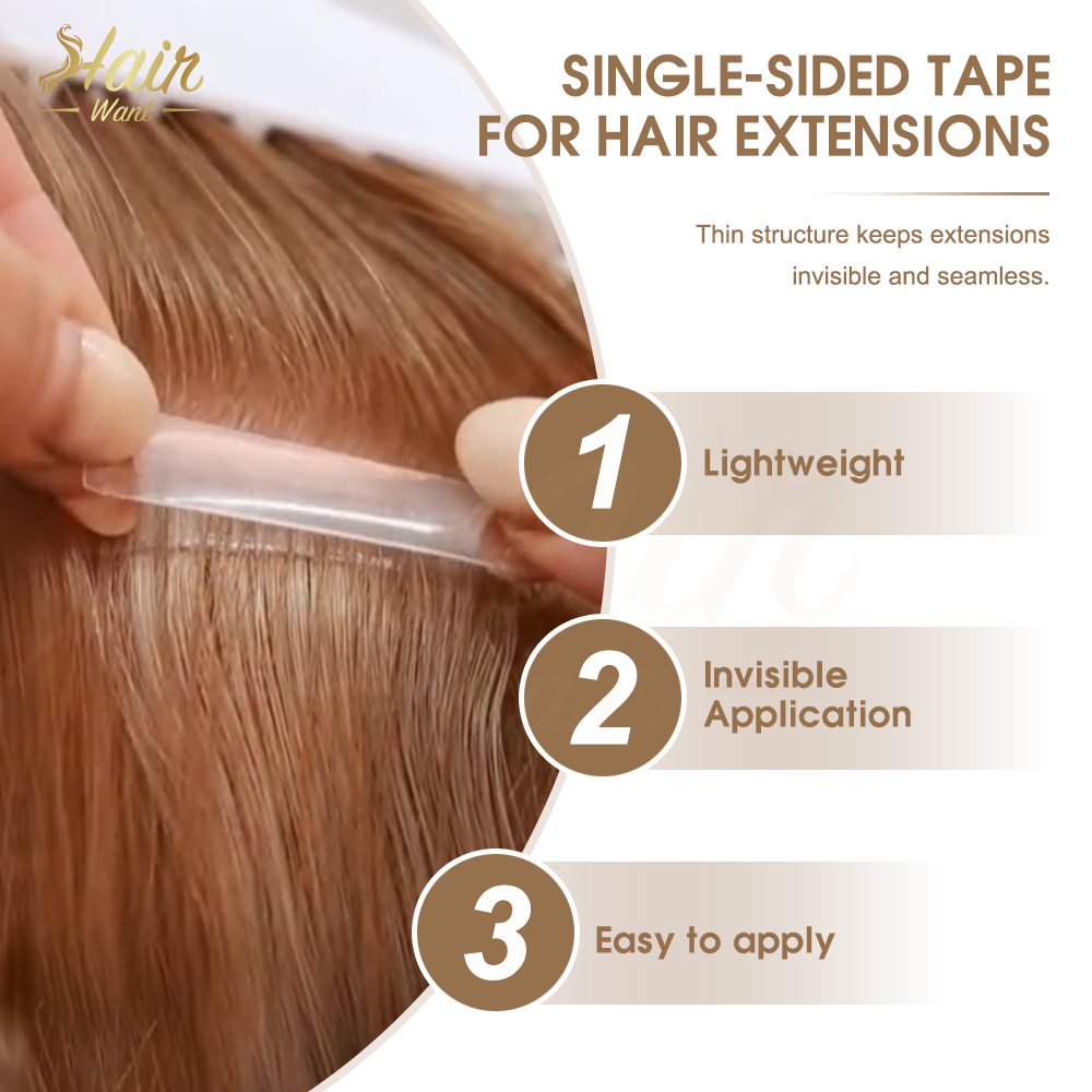 Hair Want 60Tabs cinta de un s - Hair Extension Tape In reseña y precio