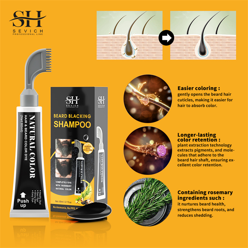 Crema de barba negra con extra - Hair Care Ginseng reseña y precio