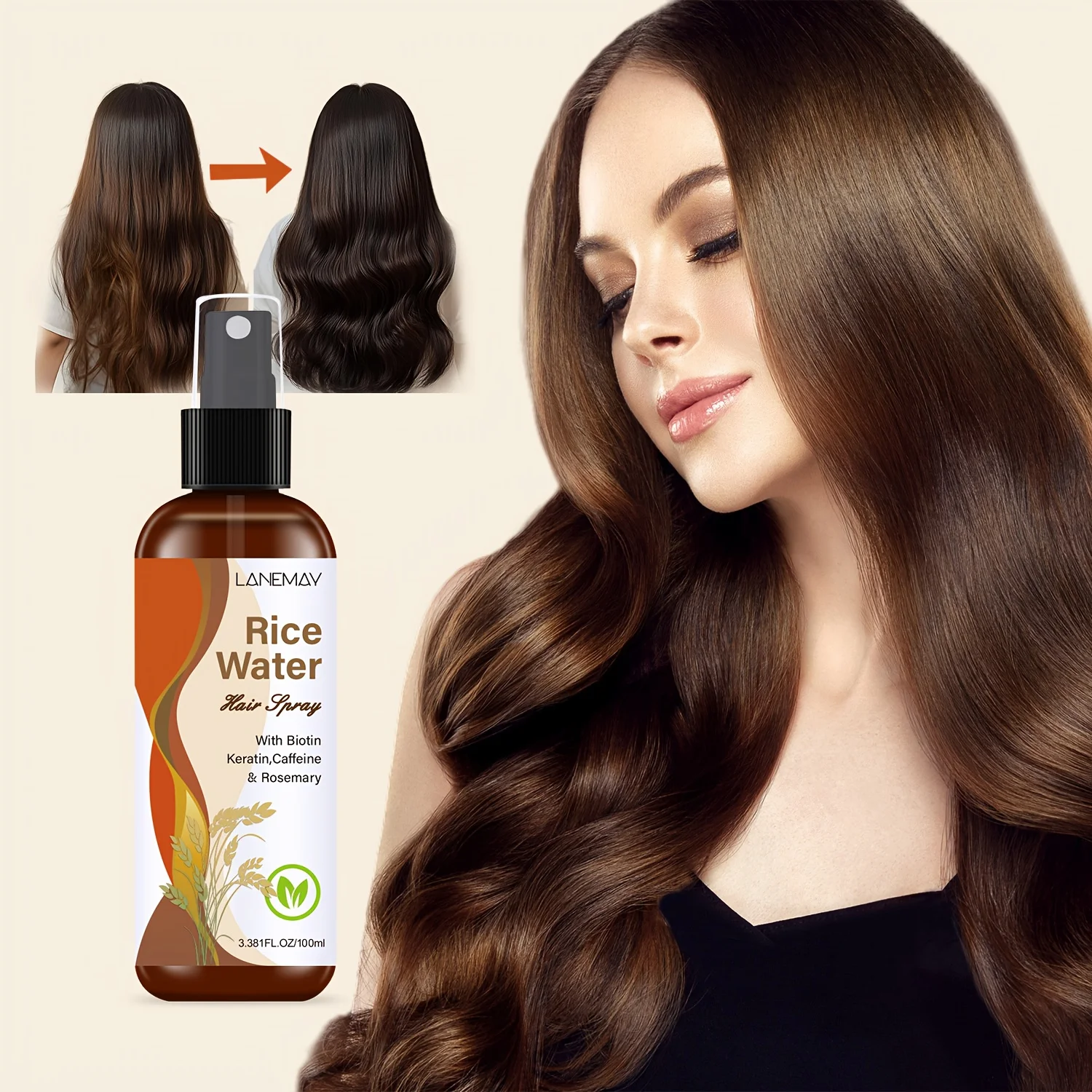 Spray para el cabello con agua - Hair Care Vitamin reseña y precio