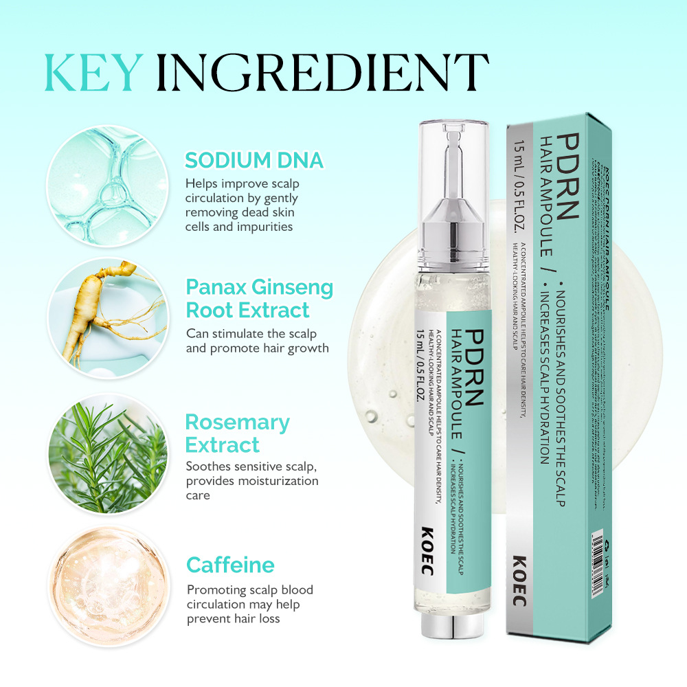 15g KOEC PDRN Esencia Capilar  - Hair Care Ginseng reseña y precio