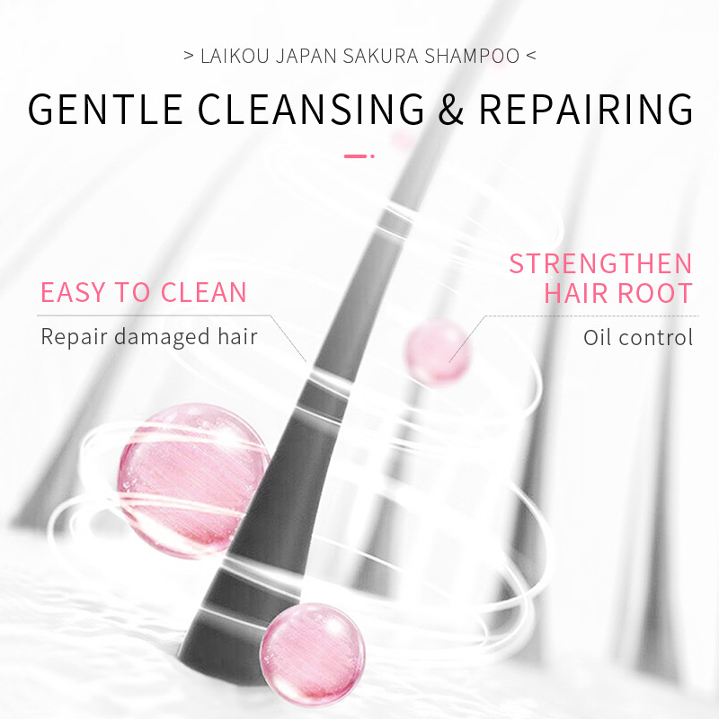 LAIKOU Japón Sakura champú rep - Hair Care In Japan reseña y precio
