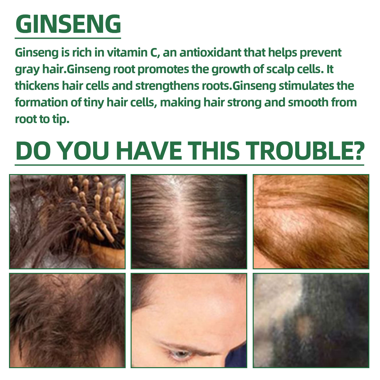 Spray para el cuidado del cabe - Hair Care Ginseng reseña y precio