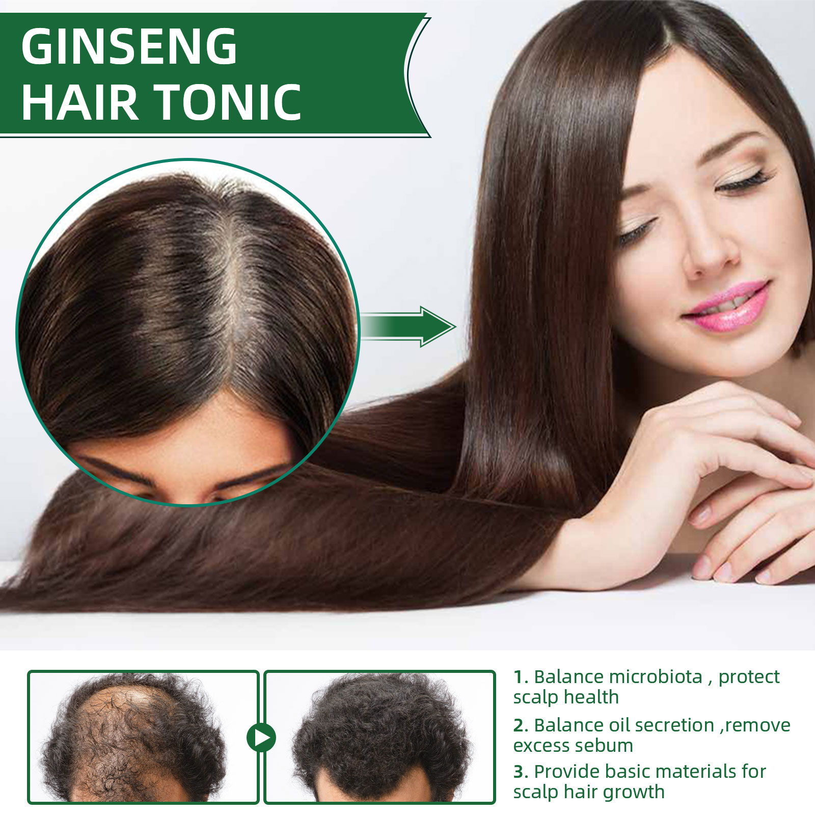 Spray para el cuidado del cabe - Hair Care Ginseng reseña y precio