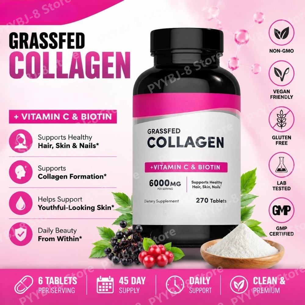 Tabletas de Colágeno 6000mg co - Hair Care Vitamin reseña y precio